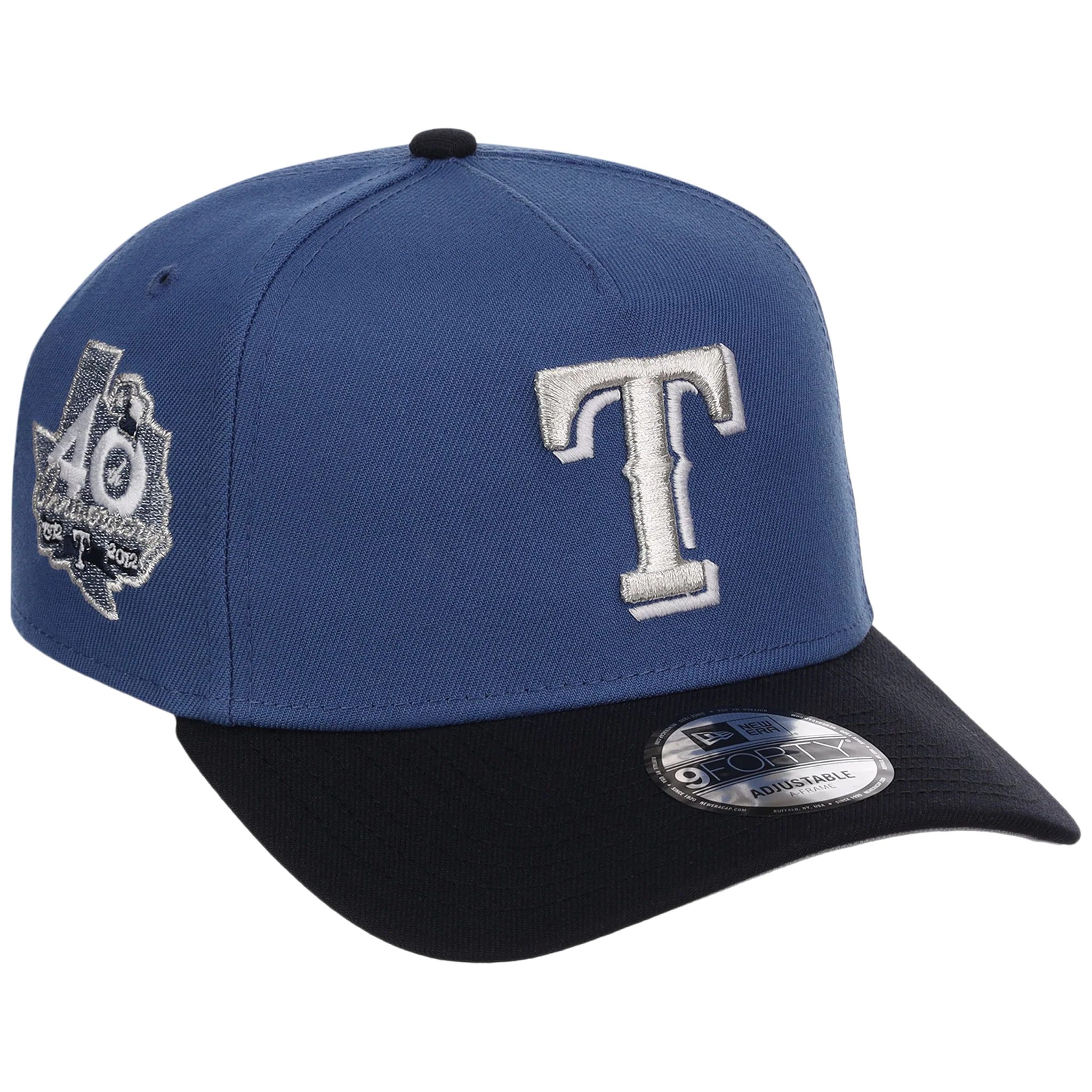 Texas Rangers MLB Indigo Navy New Era 9FORTY
