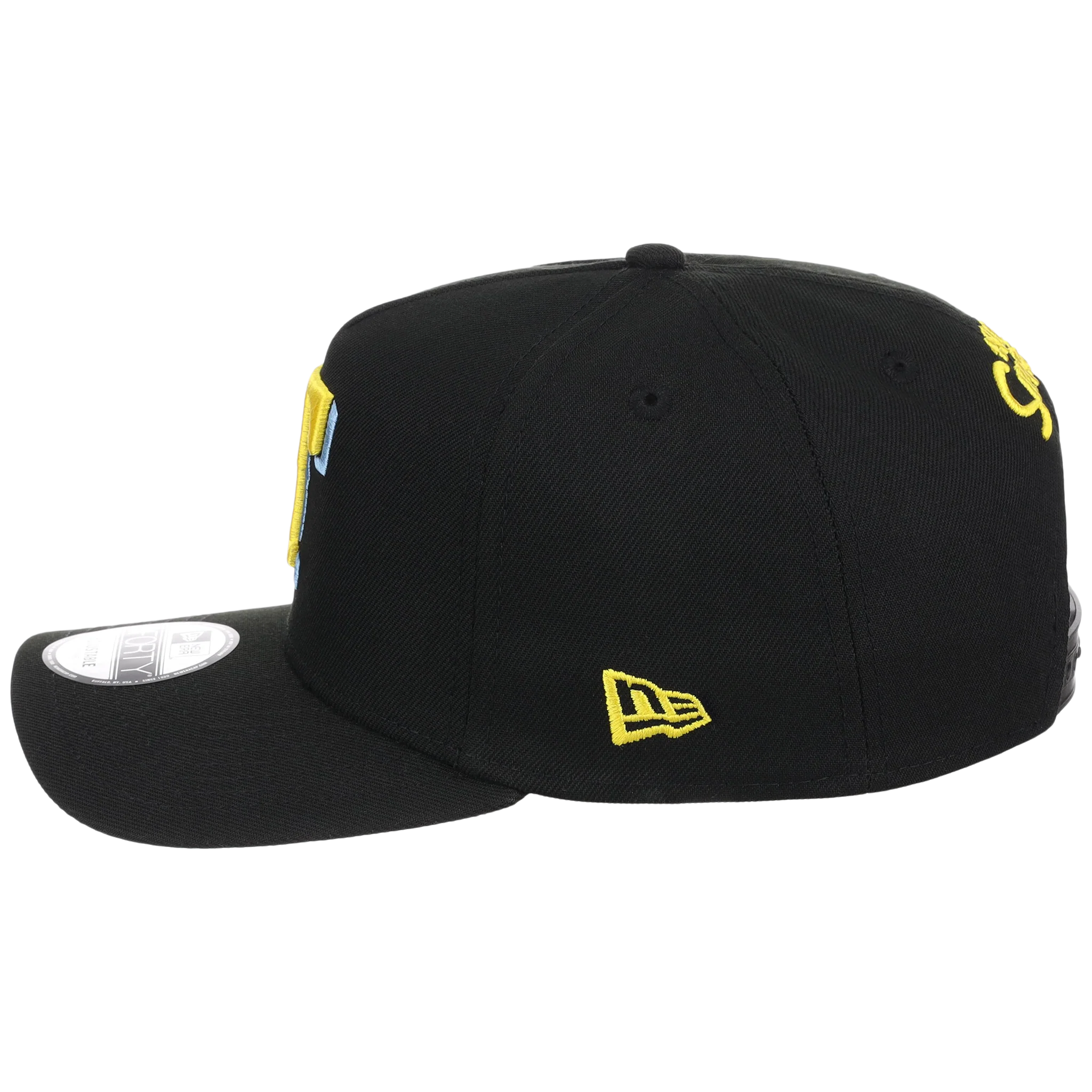 Texas Rangers MLB Simpsons Localized New Era 9FORTY - Cowboy - Black/Black - Image 6