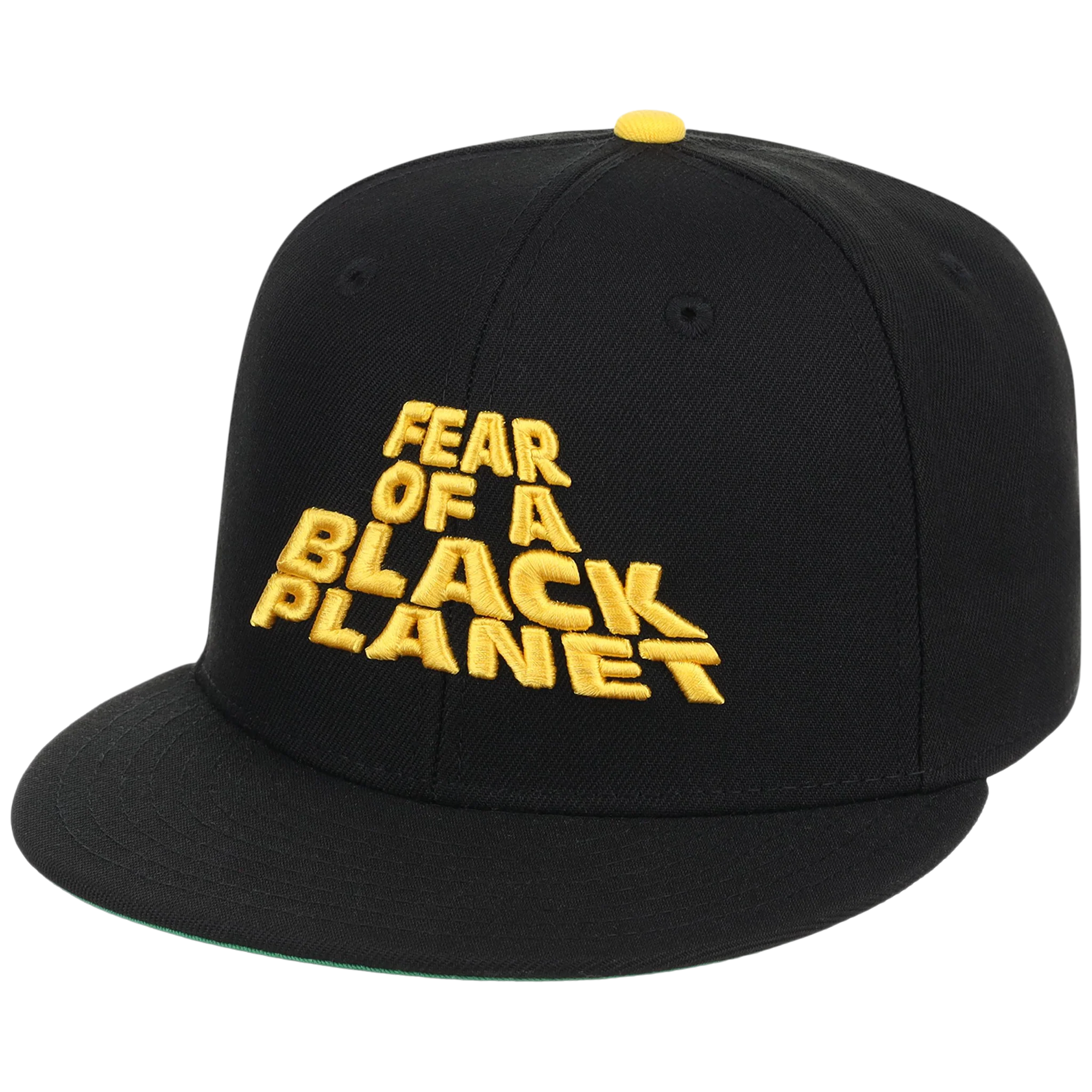The "Rebel Radio" Public Enemy Collection - 'Fear of a Black Planet' - Black/Yellow Fitted - Image 4