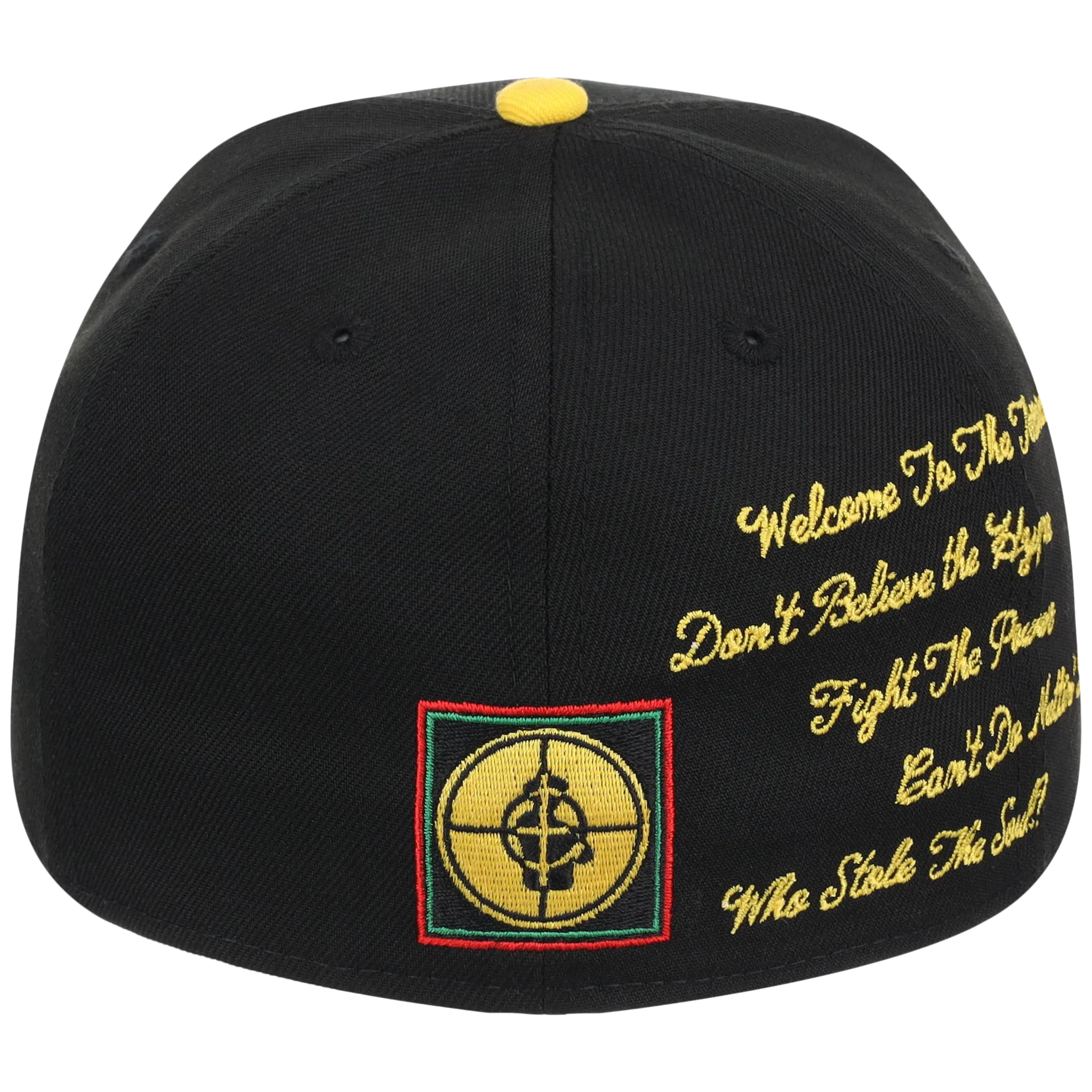 The "Rebel Radio" Public Enemy Collection - 'Fear of a Black Planet' - Black/Yellow Fitted - Image 7