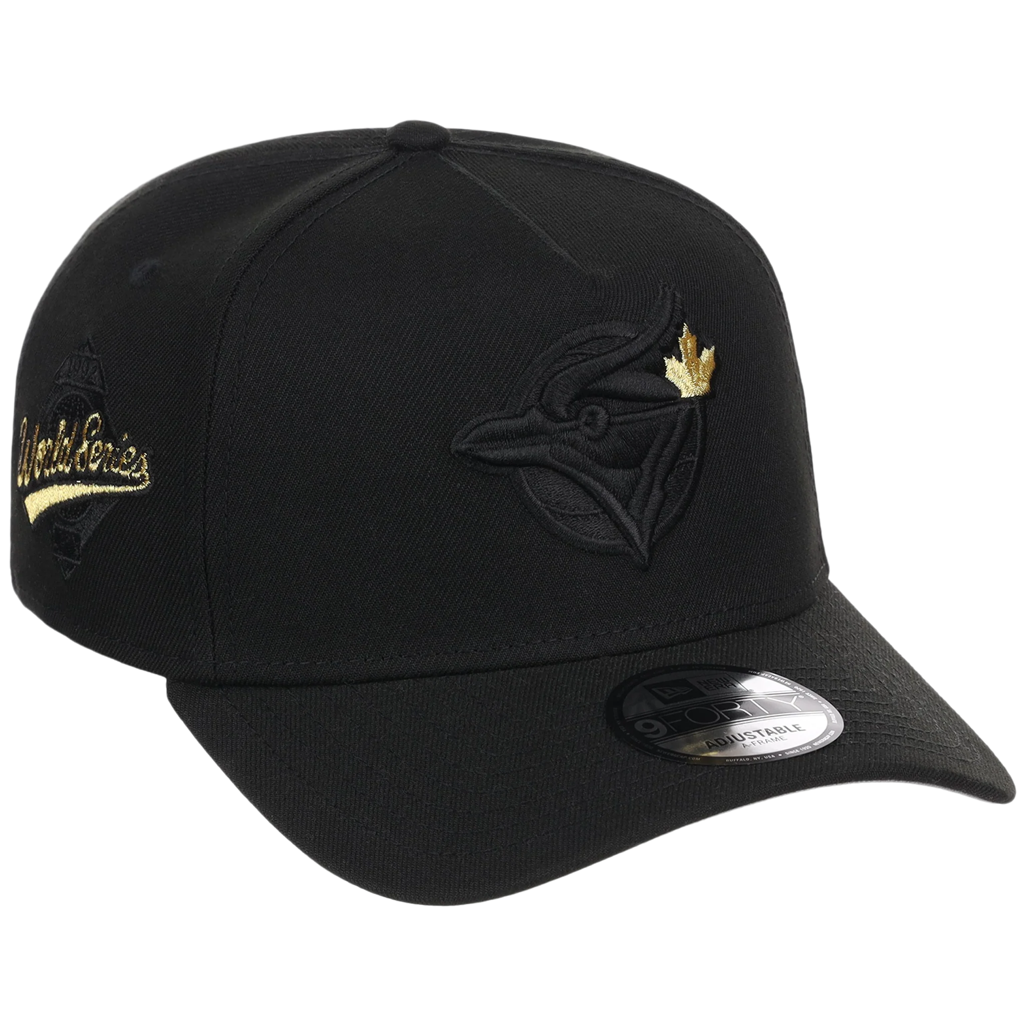 Toronto Blue Jays Toronto Crown the City - Black Pop Gold New Era 9FORTY (Black/Black)