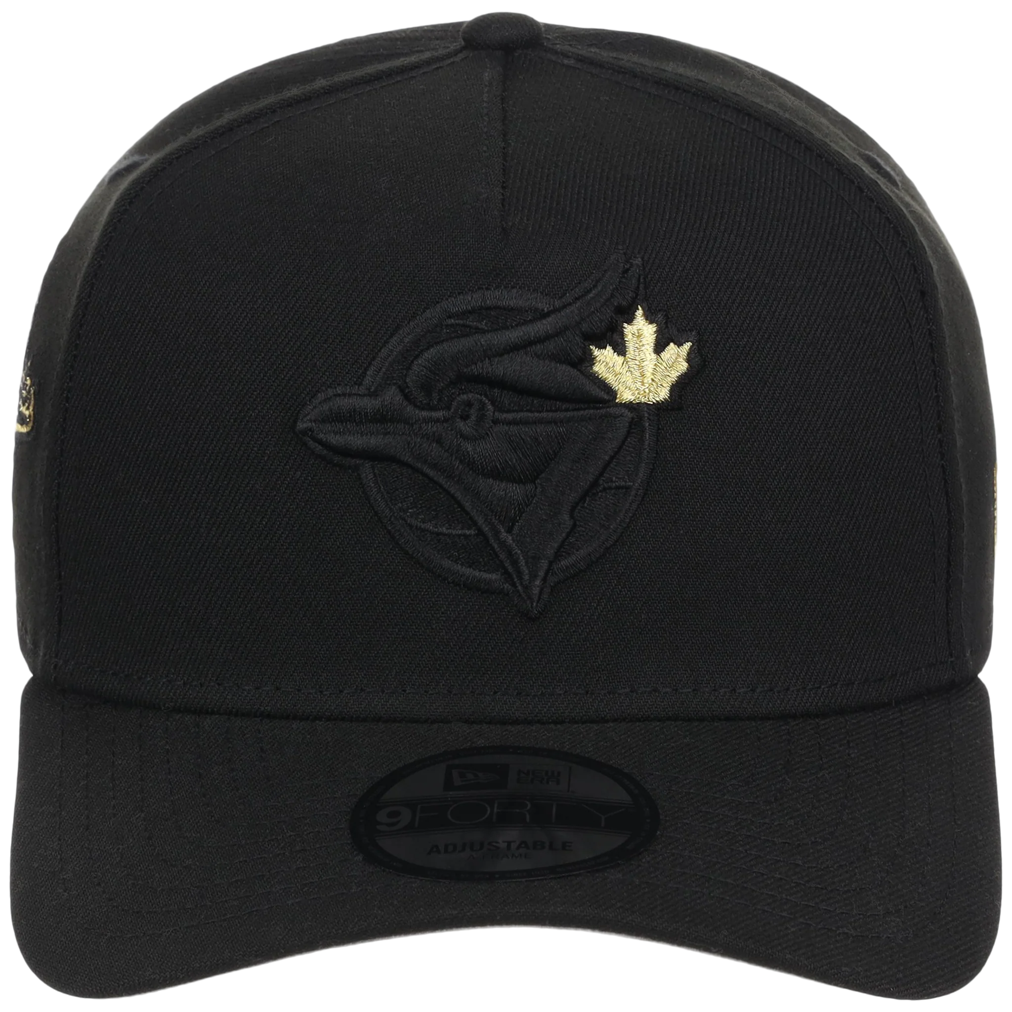 Toronto Blue Jays Toronto Crown the City - Black Pop Gold New Era 9FORTY (Black/Black) - Image 5
