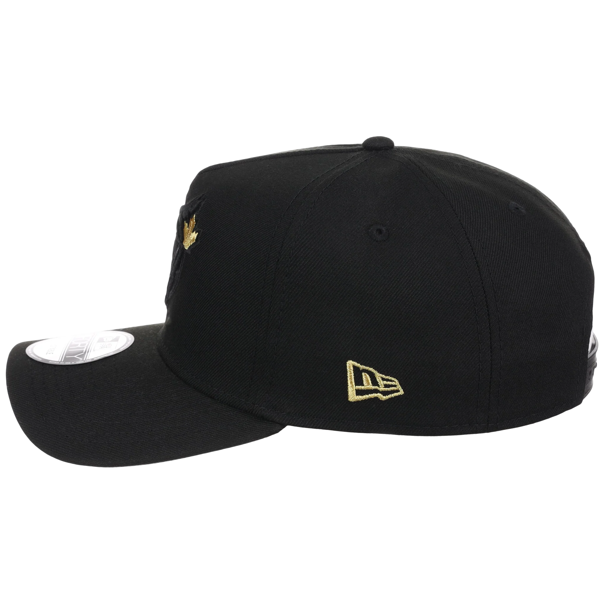 Toronto Blue Jays Toronto Crown the City - Black Pop Gold New Era 9FORTY (Black/Black) - Image 6