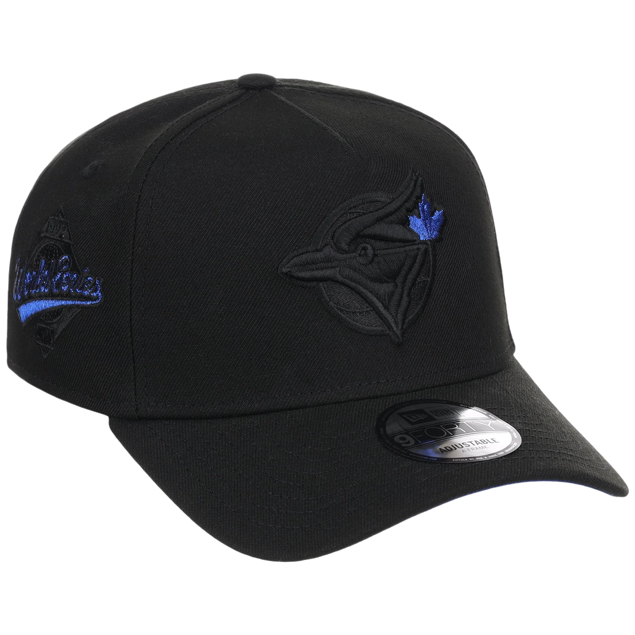 Toronto Blue Jays Toronto Crown the City - Black Pop Royal New Era 9FORTY (Black/Black)