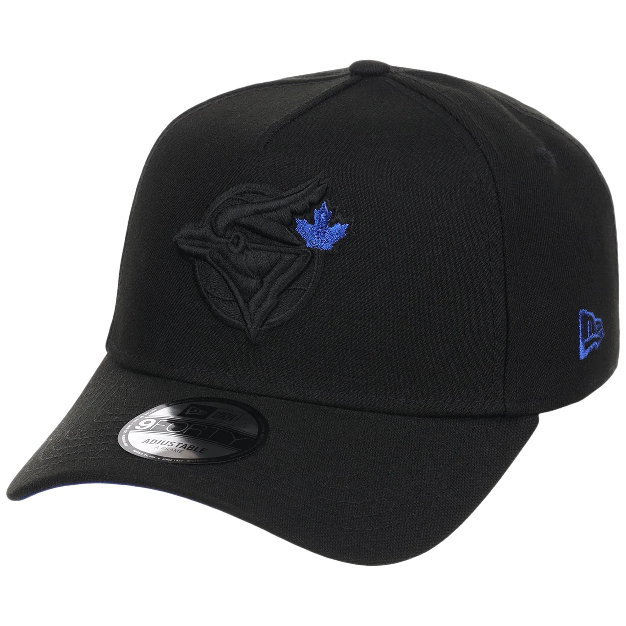 Toronto Blue Jays Toronto Crown the City - Black Pop Royal New Era 9FORTY (Black/Black) - Image 4