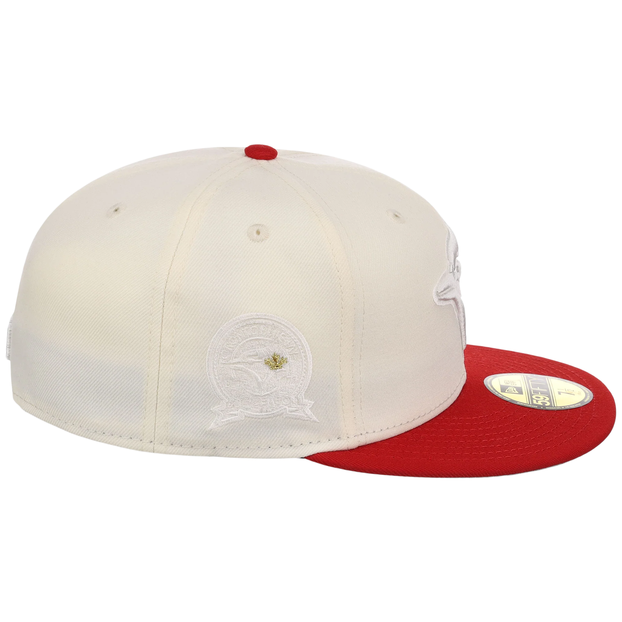 Toronto Blue Jays Toronto Crown the City - Chrome Pop New Era 59FIFTY (Chrome/Red) - Image 3