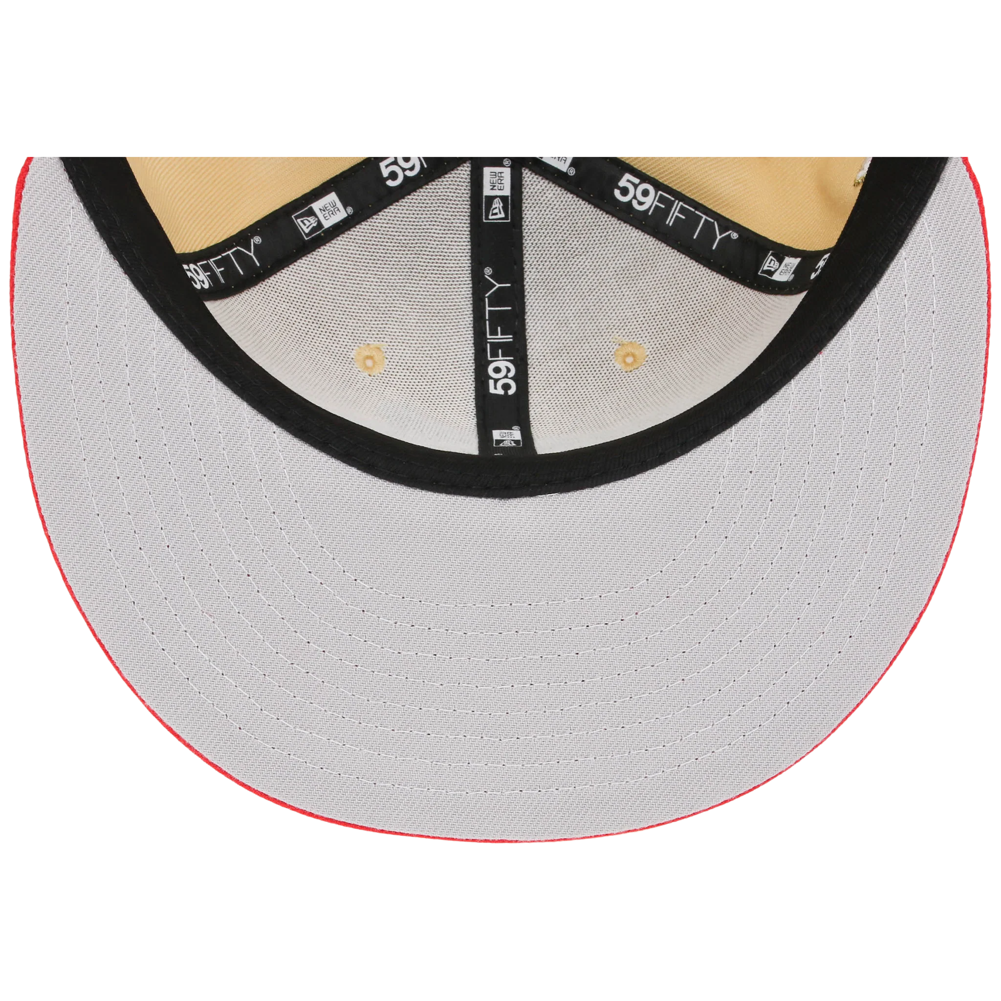 Toronto Blue Jays Toronto Crown the City - Flag Fill New Era 9FORTY (Gold/Red) - Image 2