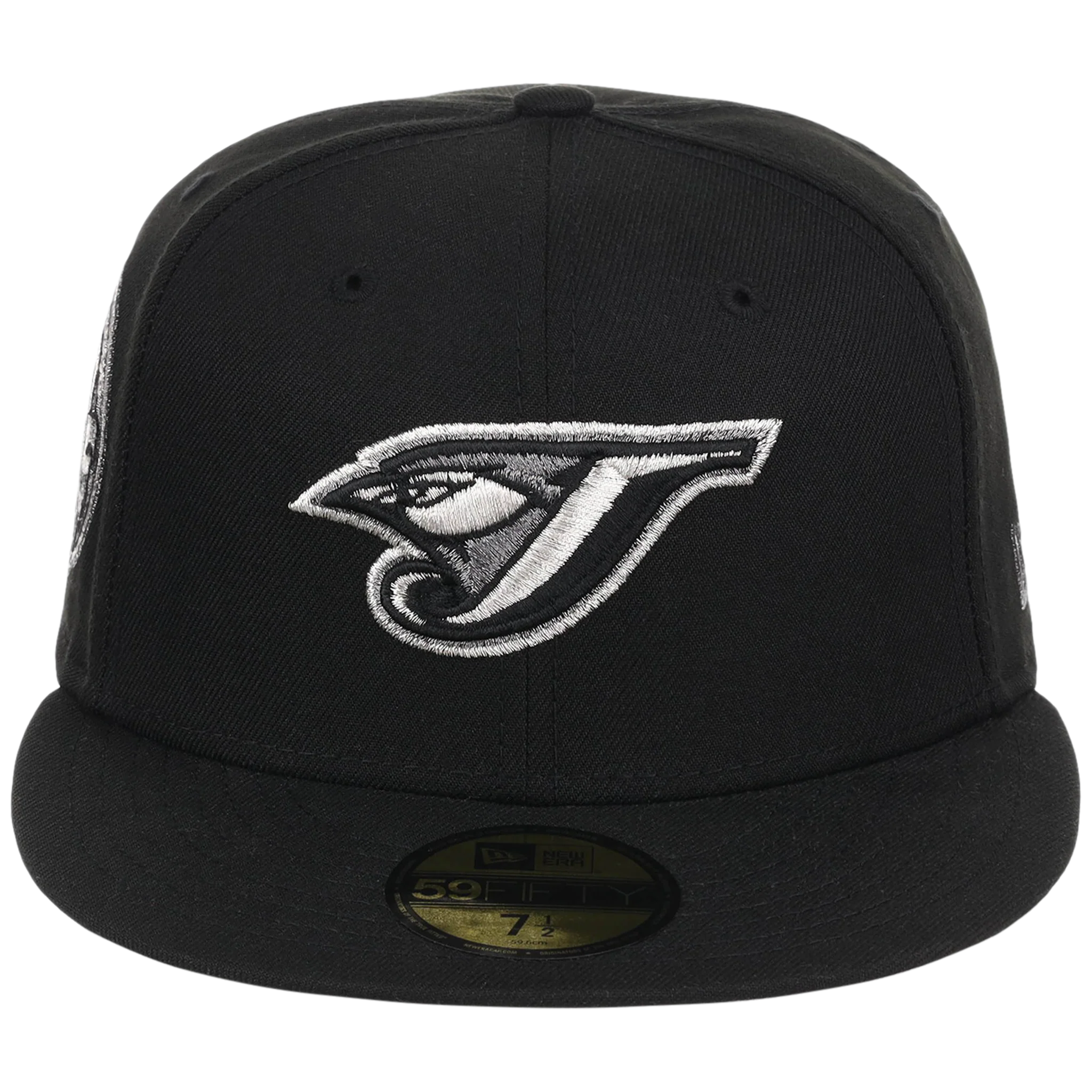 Toronto Blue Jays Toronto Crown the City - Liquid Titanium New Era 59FIFTY (Black/Black) - Image 5