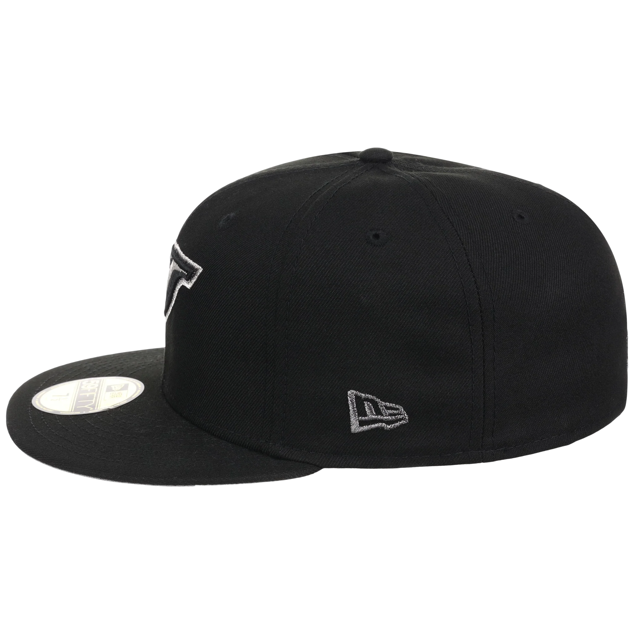 Toronto Blue Jays Toronto Crown the City - Liquid Titanium New Era 59FIFTY (Black/Black) - Image 6