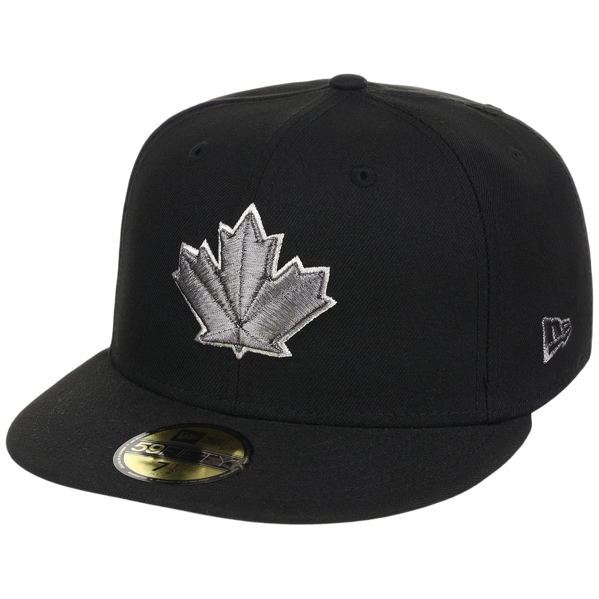 Toronto Blue Jays Toronto Crown the City - Liquid Titanium New Era 59FIFTY (Black/Black) - Image 4
