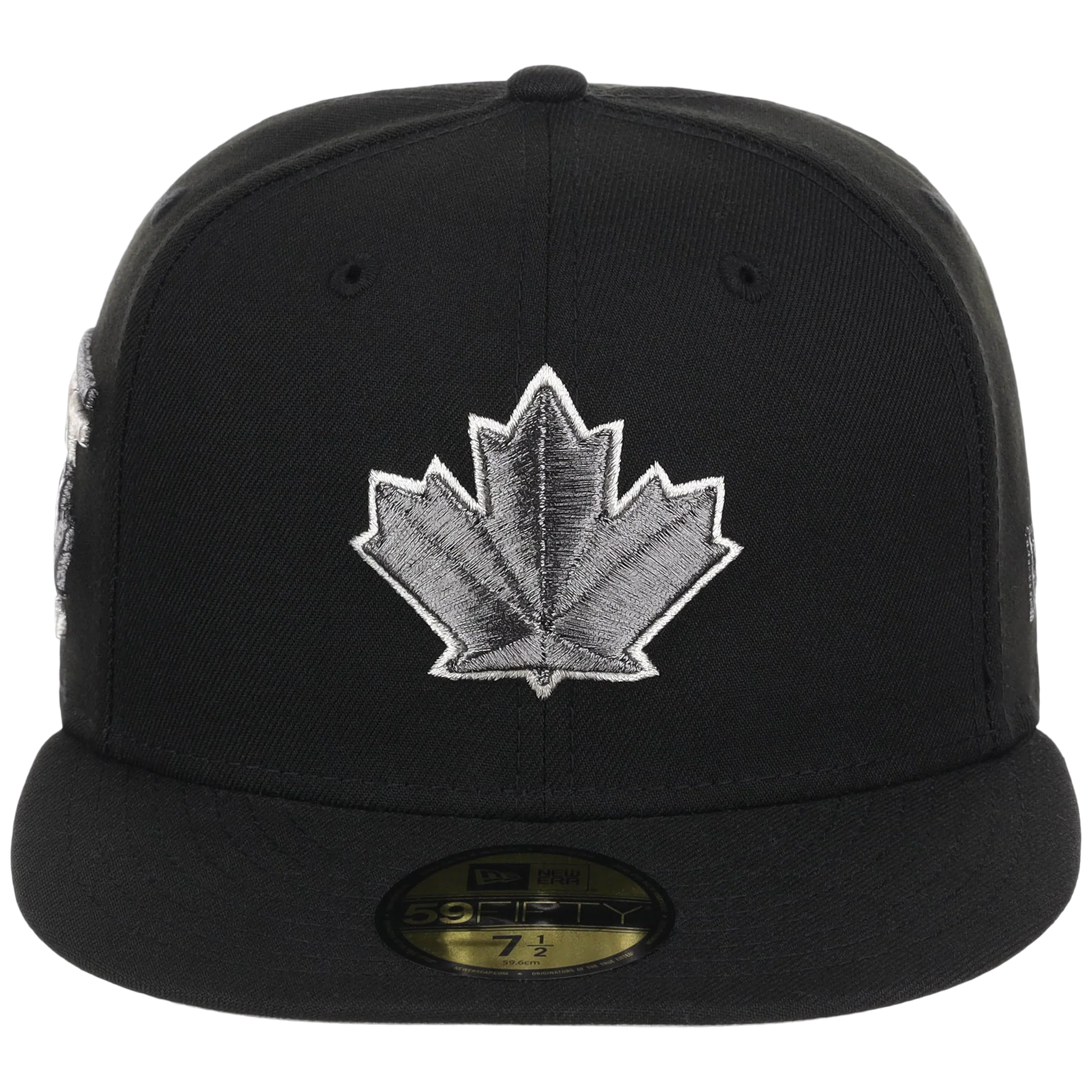 Toronto Blue Jays Toronto Crown the City - Liquid Titanium New Era 59FIFTY (Black/Black) - Image 5