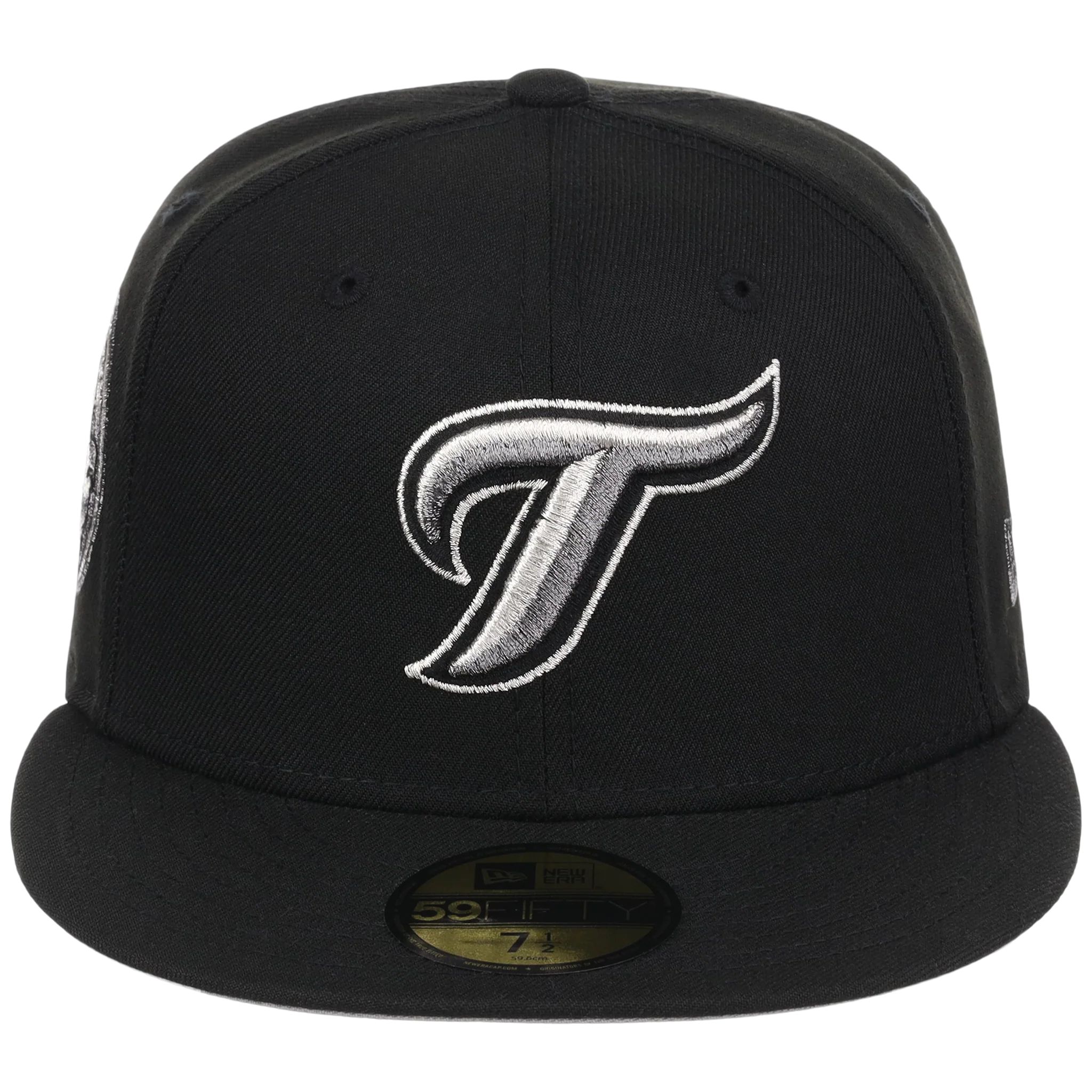 Toronto Blue Jays Toronto Crown the City - Liquid Titanium New Era 59FIFTY (Black/Black) - Image 5