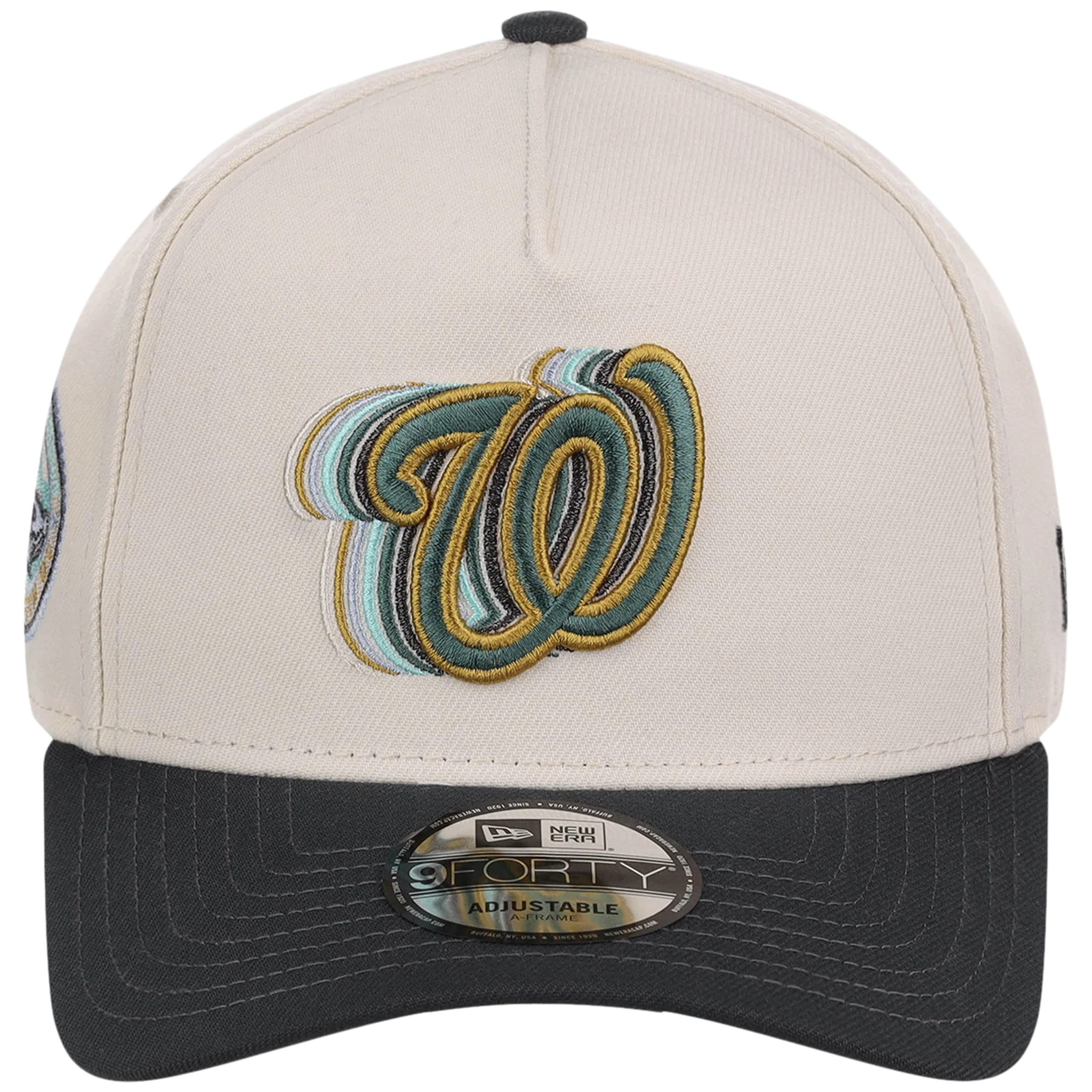 Washington Nationals MLB Cream Clouds New Era 9FORTY - Image 5