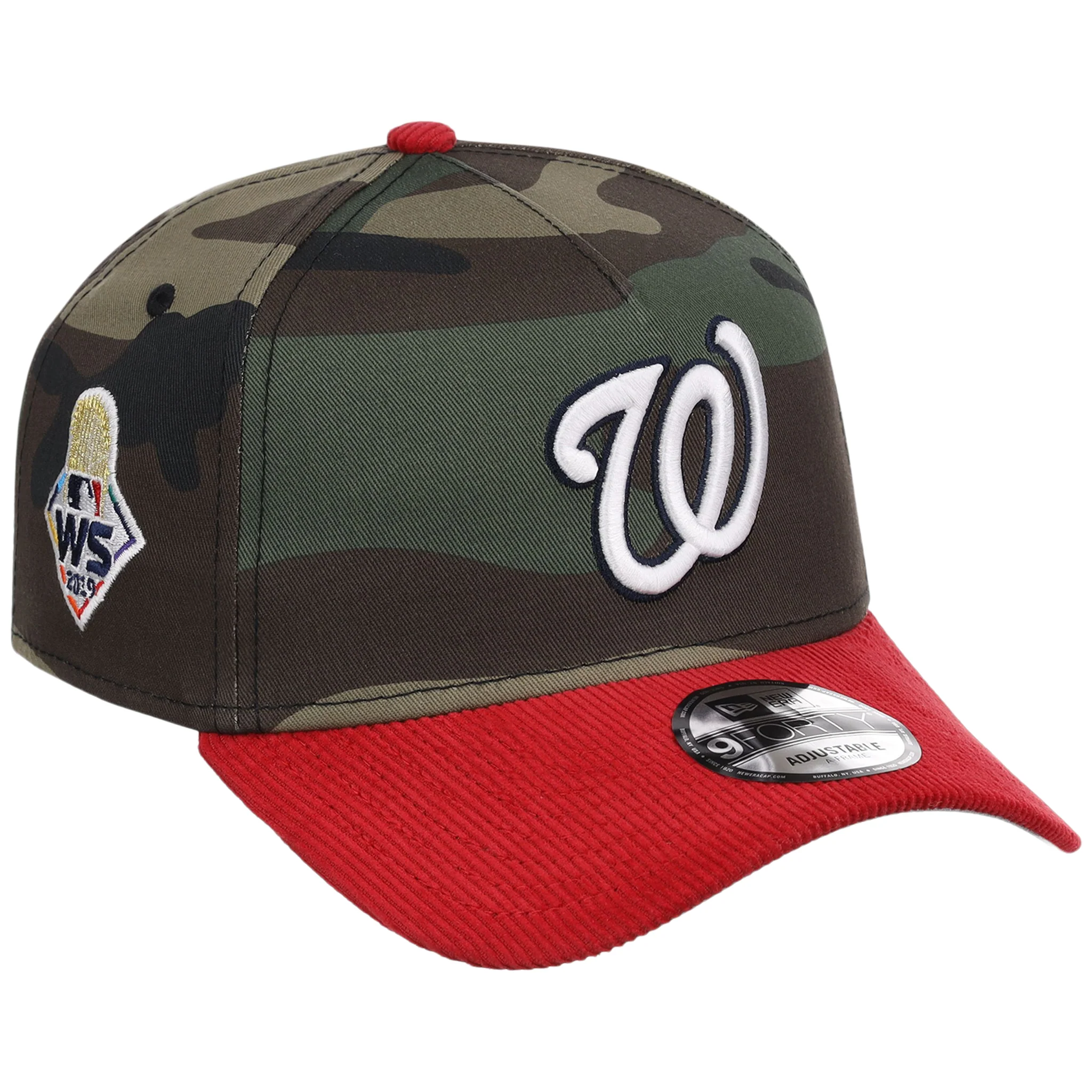 Washington Nationals MLB Woodland Contrast New Era 9FORTY